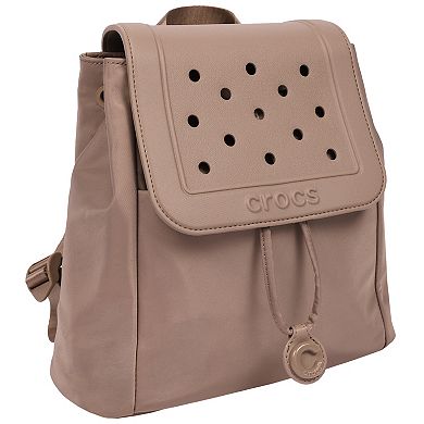 Crocs Mini Fashion Backpack with EVA Flap & Jibbitz-Compatible Design