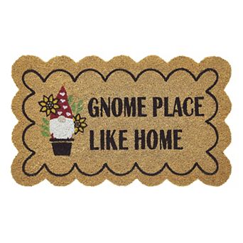 VCNY Home Gnome Place Like Home Outdoor Coir Doormat