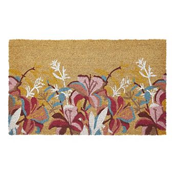 VCNY Home Floral Delight Outdoor Coir Doormat