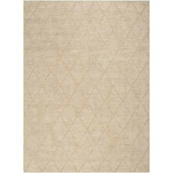 Nourison Wool Haven Diamond Geometric Modern Indoor Rug