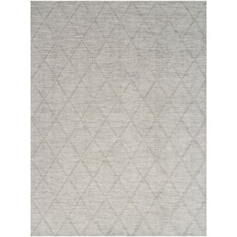 Nourison Wool Haven Diamond Geometric Modern Indoor Rug