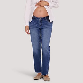 Maternity Motherhood® Under Belly Side Panel Slim Straight Leg Jeans