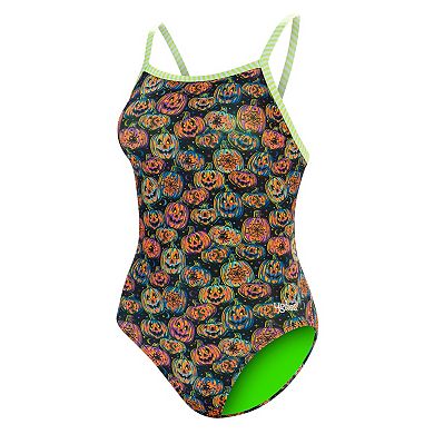 Women's Dolfin Gourd Vibes V-Back One Piece Swimsuit