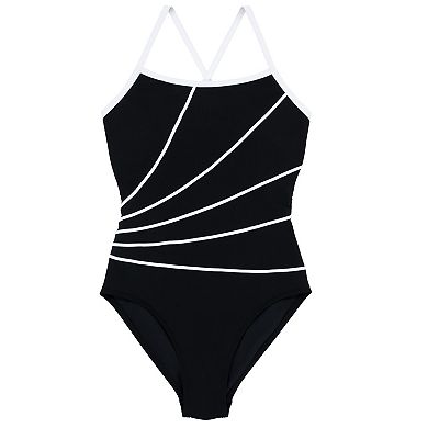 Women's Dolfin Tummy-Flattering One-Piece Swimsuit