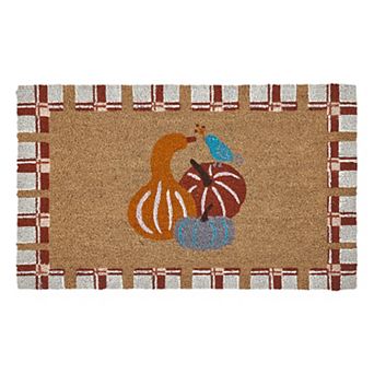 Hallmark Harvest Gourdy Outdoor Coir Doormat