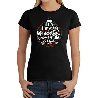 Christmas Ornament - Women's Word Art T-Shirt
