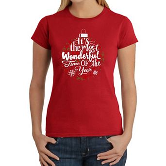 Christmas Ornament - Women's Word Art T-Shirt