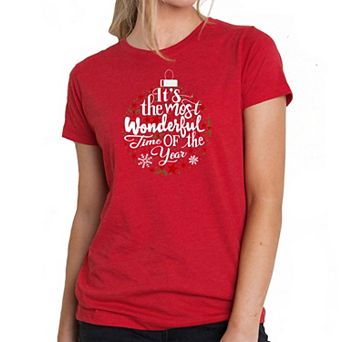 Christmas Ornament - Women's Premium Blend Word Art T-Shirt