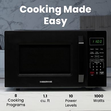 Farberware® 1.1 cu. ft. 1000-Watt Compact Microwave Oven