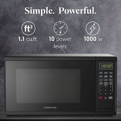 Farberware® 1.1-cu. ft. 1000-Watt Microwave Oven