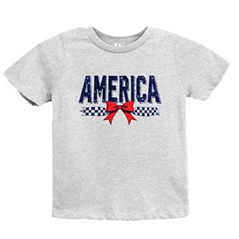 America Galaxy Coquette - Youth Short Sleeve Graphic T-Shirt