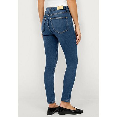 Ellos Plus Size Slim Stretch 5 Pocket Skinny Jeans