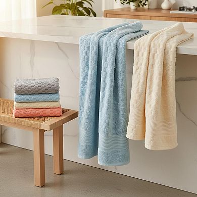 4 Pack Microfiber Bath Towels Large Super Absorbent Quick Dry Plush Luxury Set For Bathroom Spa Gym