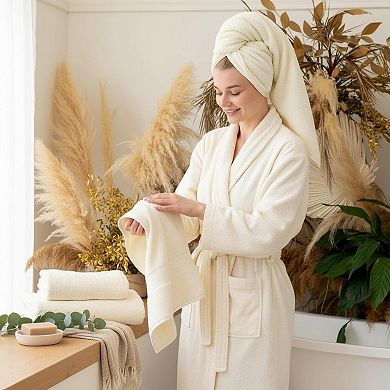 6-pack Cotton Bath Towels Lightweight Absorbent Multi-use Soft