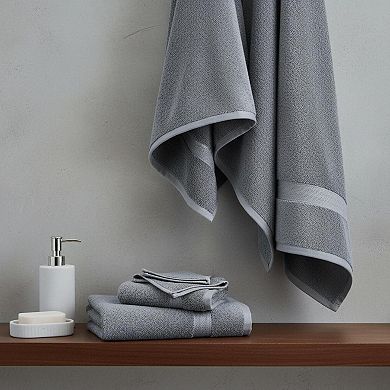 6-Piece Luxury Bathroom Towels Set Long Staple Cotton Absorbent Soft