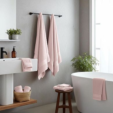 6-Piece Combed Cotton Towel Set Super Absorbent Quick Dry 600 GSM Soft Plush