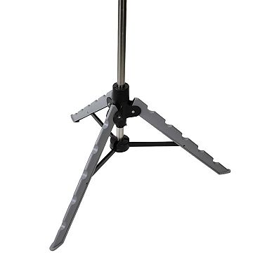 Silver Foldable Tripod Garment Drying Rack