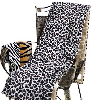 Soft Touch Micro Mink Fur Throw Blanket with Satin Back Lightweight Comfort for Bed or Travel