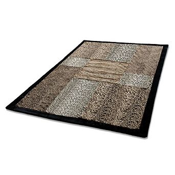 Animal Inspired Patchwork Throw Blanket for Living Room and Bedroom Use