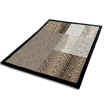 Animal Style Patchwork Throw Blanket for Everyday Use or Outdoor Events
