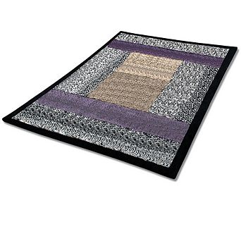 Patchwork Animal Pattern Throw Blanket for Sofa Bed or Travel Use