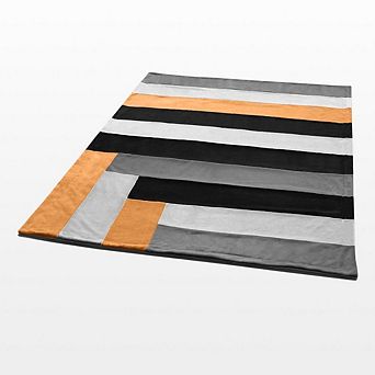 Coral Fleece Plaid Throw Blanket Lightweight Soft Blanket for Sofa Couch Bed Lounge Chair Travel