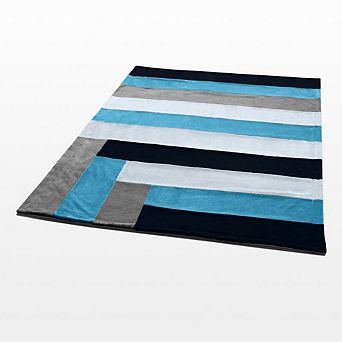Coral Fleece Plaid Throw Blanket Lightweight Soft Blanket for Sofa Couch Bed Lounge Chair Travel