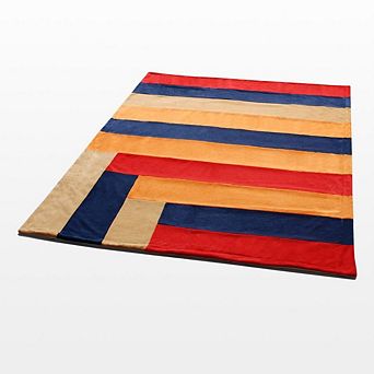 Coral Fleece Plaid Throw Blanket Lightweight Soft Blanket for Sofa Couch Bed Lounge Chair Travel