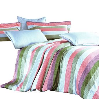 4 pc Cotton Bedding Set with Duvet Cover Designed for Bedroom and Guest Room for Everyday Living