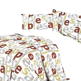 All-in-One Bedding Set Comforter Duvet Cover Sheet Set Deep Pocket Mattress Fit