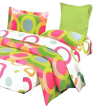 Bedding Set 8 pc Comforter Duvet Cover Sheet Set 2 Shams 2 Pillowcases