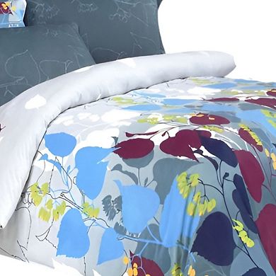 Twin Size Comforter Set with Sheets, Duvet Cover, Deep Pocket Fitted Sheet