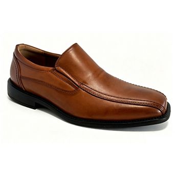 Men's Comfort Shoes Leather Dual Elastic Dress Loafers Casual
