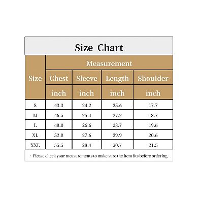Men's Winter Jacket with Hood Long Sleeve Zip Windproof Work Outerwear Winter Coat