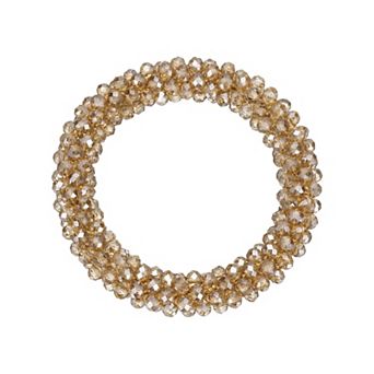 1 pc Rhinestone Hair Scrunchies, Crystal Ties Elastic Ponytail Holders for Women Girls