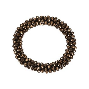 1 pc Rhinestone Hair Scrunchies, Crystal Ties Elastic Ponytail Holders for Women Girls