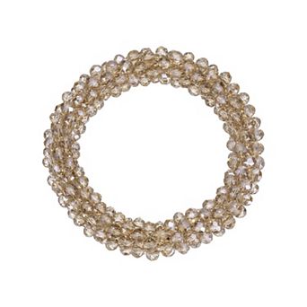 1 pc Rhinestone Hair Scrunchies, Crystal Ties Elastic Ponytail Holders for Women Girls