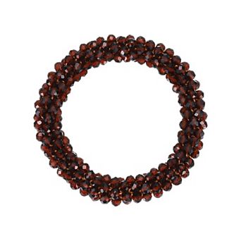 1 pc Rhinestone Hair Scrunchies, Crystal Ties Elastic Ponytail Holders for Women Girls