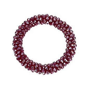 1 pc Rhinestone Hair Scrunchies, Crystal Ties Elastic Ponytail Holders for Women Girls