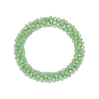 1 pc Rhinestone Hair Scrunchies, Crystal Ties Elastic Ponytail Holders for Women Girls