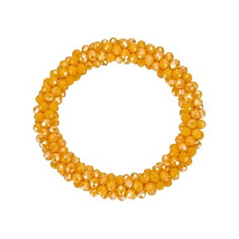 1 pc Rhinestone Hair Scrunchies, Crystal Ties Elastic Ponytail Holders for Women Girls