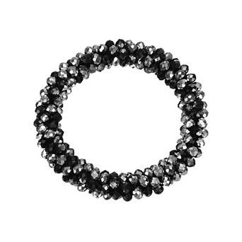 1 pc Rhinestone Hair Scrunchies, Crystal Ties Elastic Ponytail Holders for Women Girls