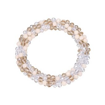 1 pc Rhinestone Hair Scrunchies, Crystal Ties Elastic Ponytail Holders for Women Girls