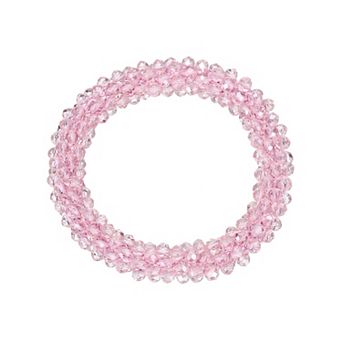 1 pc Rhinestone Hair Scrunchies, Crystal Ties Elastic Ponytail Holders for Women Girls