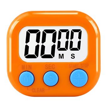 Kitchen Timer, Loud Alarm Clock Magnetic Backing Stand Cooking Timer