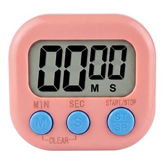 Kitchen Timer, Loud Alarm Clock Magnetic Backing Stand Cooking Timer