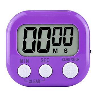 Kitchen Timer, Loud Alarm Clock Magnetic Backing Stand Cooking Timer