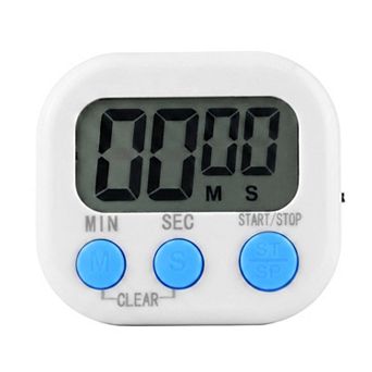 Kitchen Timer, Loud Alarm Clock Magnetic Backing Stand Cooking Timer