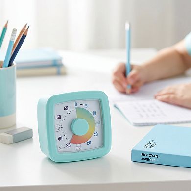 60 Minute Kitchen Timer, Digital Visual Timer, Loud Alarm Countdown Clock for Working