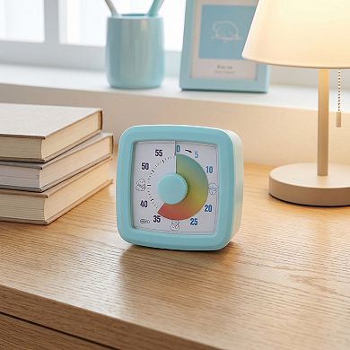 60 Minute Kitchen Timer, Digital Visual Timer, Loud Alarm Countdown Clock for Working